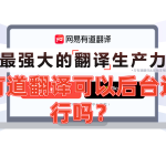 有道翻译可以后台运行吗？