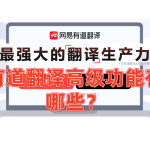 有道翻译高级功能有哪些？
